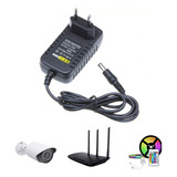 Kit 10 Fonte Estabilizada Bivolt 12v 1a Câmera Fita Led 5050