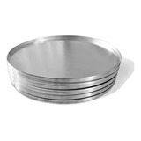 Kit 10 Formas De Mini Pizza 15cm Alumínio 