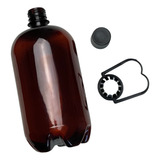 Kit 10 Garrafa (growler) 1l Pet P Cerveja Ambar Tampa E Alça