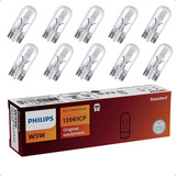 Kit 10 Lâmpada Pingão Original Philips 24v W5w Caminhão