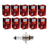 Kit 10 Lâmpadas Halogena Caminhões Ônibus H4 24v 70/75w