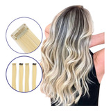 Kit 10 Mechas De Cabelo Aplique Tic Tac Loira