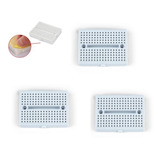Kit 10 Mini Protoboard Branca Com 170 Pontos/ Nf-e