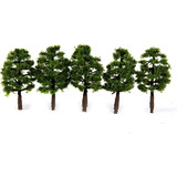 Kit 10 Miniaturas Árvores Maquete Arbustos Ferromodelismo