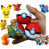 Kit 10 Miniaturas Pokemons Sortidos + 10 Pokebolas 5cm
