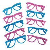 Kit 10 Óculos Rosa E Azul Para Chá Revelação