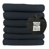 Kit 10 Pano De Prato Pé De Galinha 5 Cores - 100% Algodão Cor Preto