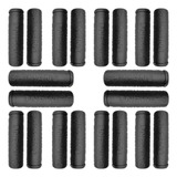 Kit 10 Pares Manopla Punho Bike Mtb Montagem Shimano Atacado Cor Preto