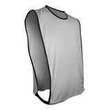 Kit 10 Pçs Colete Pp Infantil Futebol Tecido Helanquinha Cor Cinza