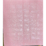 Kit 10 Peças Painel Placa Adesivo De Parede 3d Tijolo 70x77 Cor A3-rosa