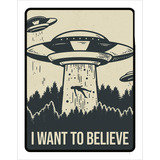 Kit 10 Placa I Want To Believe Aliens Alienigena36x46