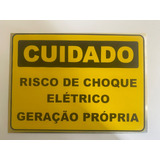 Kit 10 Placas Alumínio Geração Própria Padrão Ceee 25x18