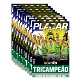 Kit 10 Poster Placar Palmeiras-tricampeão Paulista 2024