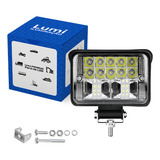 Kit 10 Refletor Luminário Farol 54w Led Retângulo Cor Da Carcaça Preto Cor Da Luz Branco Frio 6500k 12v/24v