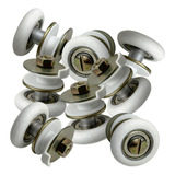 Kit 10 Roldana Excêntrica P/ Box,janela E Porta De Vidro 8mm