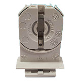 Kit 10 Soquete G13 Policarbonato Cinza Lucchi 10x20 P/t8-t12