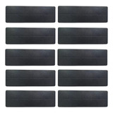 Kit 10 Tampa Tapa Buraco Radio Automotivo Universal Preto
