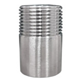 Kit 10 Unidades Ponta De Rosca 1'' Bsp X 40 Mm Inox 304