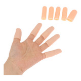 Kit 10 Unidades Protetores Silicone Para Dedos Das Mãos
