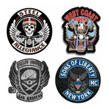 Kit 100 Adesivos Vinil Rótulo Moto Clube Logomarca Emblema