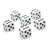 Kit 100 Dados Tradicional Para Jogos Rpg Tabuleiro 16mm