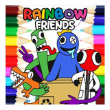Kit 100 Desenhos Para Pintar E Colorir Rainbow Friends Roblox - Folha A4 Inteira! 1 Por Folha! - #0187
