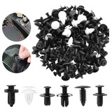 Kit 100 Presilha Grampo Parabarro Parachoque Universal Carro