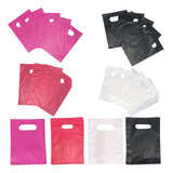 Kit 100 Sacolas Plástica Boca De Palhaço 40x50 Alça Vazada