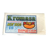 Kit 1000 Sacos Plástico Grande Hot Dog Cachorro Quente