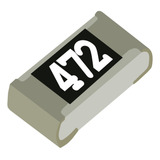 Kit 1000 Unidades Resistor 4,7k 5% 1/10w Smd 0603 4k7