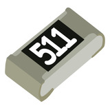 Kit 1000 Unidades Resistor 510r 5% 1/10w Smd 0603
