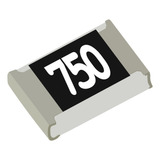Kit 1000 Unidades Resistor 75r 5% 1/4w Smd 0805