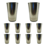 Kit 10un Copo Cuia Inox 200ml Atacado Terere