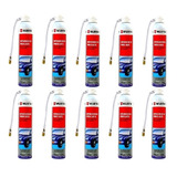 Kit 10x Reparador Pneu Furado Spray Instantâneo Wurth 