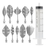Kit 11 Pç Ferramentas Art Flores Artísticas Gelatina Inox A