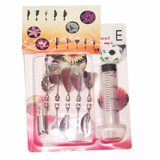 Kit 11 Pç Ferramentas Art Flores Artísticas Gelatina Inox