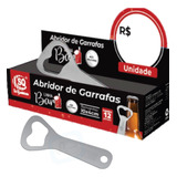Kit 12 Abridor De Garrafa Boteco Bar Cerveja Inox Reforçado