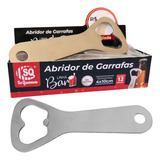 Kit 12 Abridor De Garrafa Boteco Bar Cerveja Inox Reforçado