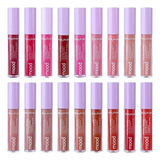 Kit 12 Batom Ruby Rose Duplo Matte Várias Cores Atacado