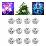 Kit 12 Bolas Espelhadas Refletiva 3cm Para Balada