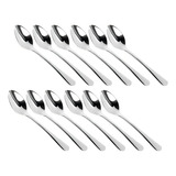 Kit 12 Colher Chá Elite Aço Inox Resistente