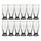 Kit 12 Copo Chopp 200ml Taça Tulipa Bar Munich Nadir Vidro