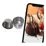 Kit 12 Forminhas Em Alumínio Para Cupcake E Petit Gateau