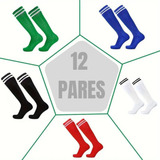 Kit 12 Par Meião Futebol Adulto Listrado Atacado Time Cores
