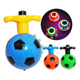 Kit 12 Pcs Pião Musical Luminoso Com Lançador Som Automático
