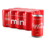 Kit 12 Refrigerante Coca Cola Mini Lata Original 220ml