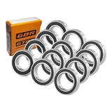 Kit 12 Rolamentos Para Roda De Bike Mtb Speed 6902 15x28x7