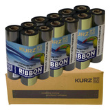 Kit 12 Rolos Ribbon Cera Premium 110x74mm Argox Zebra Elgin