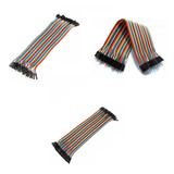 Kit 120 Cabo Jumper 20cm 40 Mxf 40 Mxm E 40 Fxf Para Arduino
