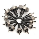 Kit 13 Brocas Serra Copo Aço Ferro Alumínio Etc 16 - 53mm